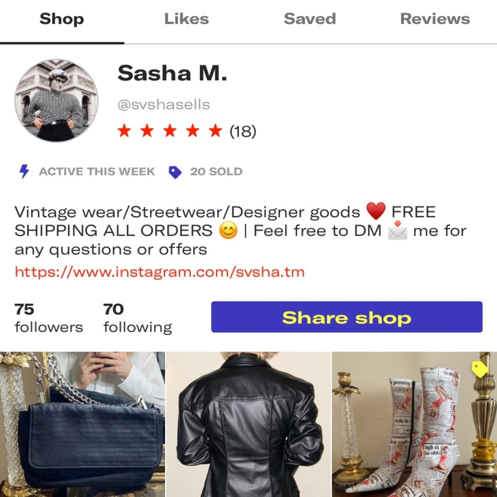 Some of my Depop Reviews ❤️❤️❤️